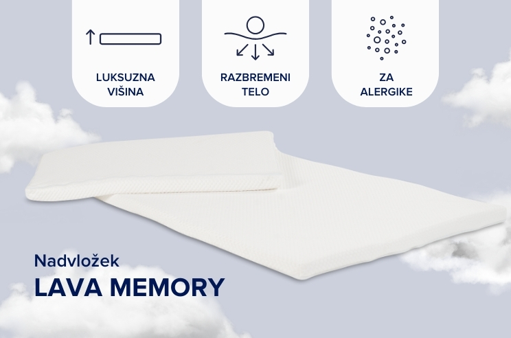 meblojogi nadvložek lava memory