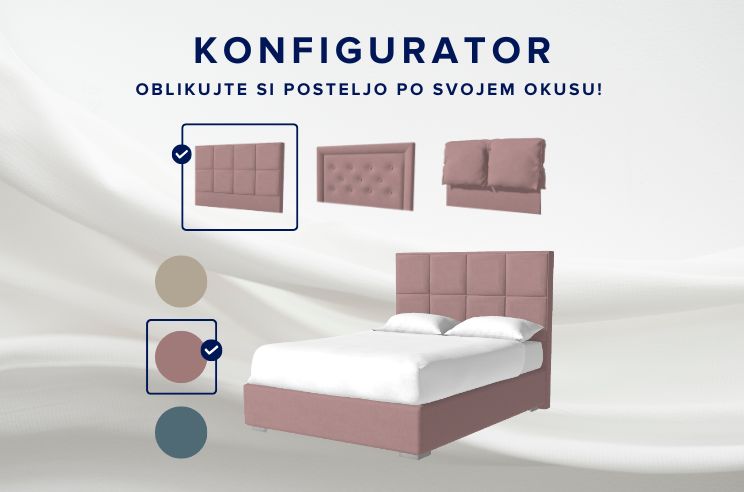meblojogi postelje konfigurator