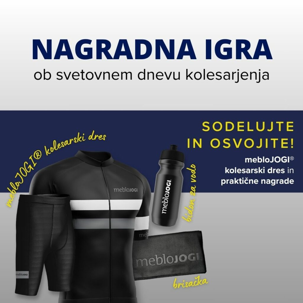 mebloJOGI® NAGRADNA IGRA OB SVETOVNEM DNEVU KOLESARJENJA 2025
