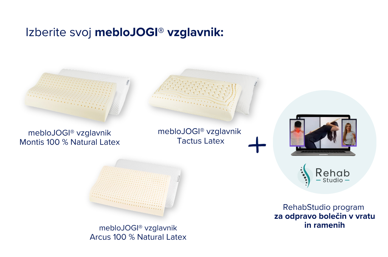 mebloJOGI® x RehabStudio PAKET Bolečine v vratu in ramenih
