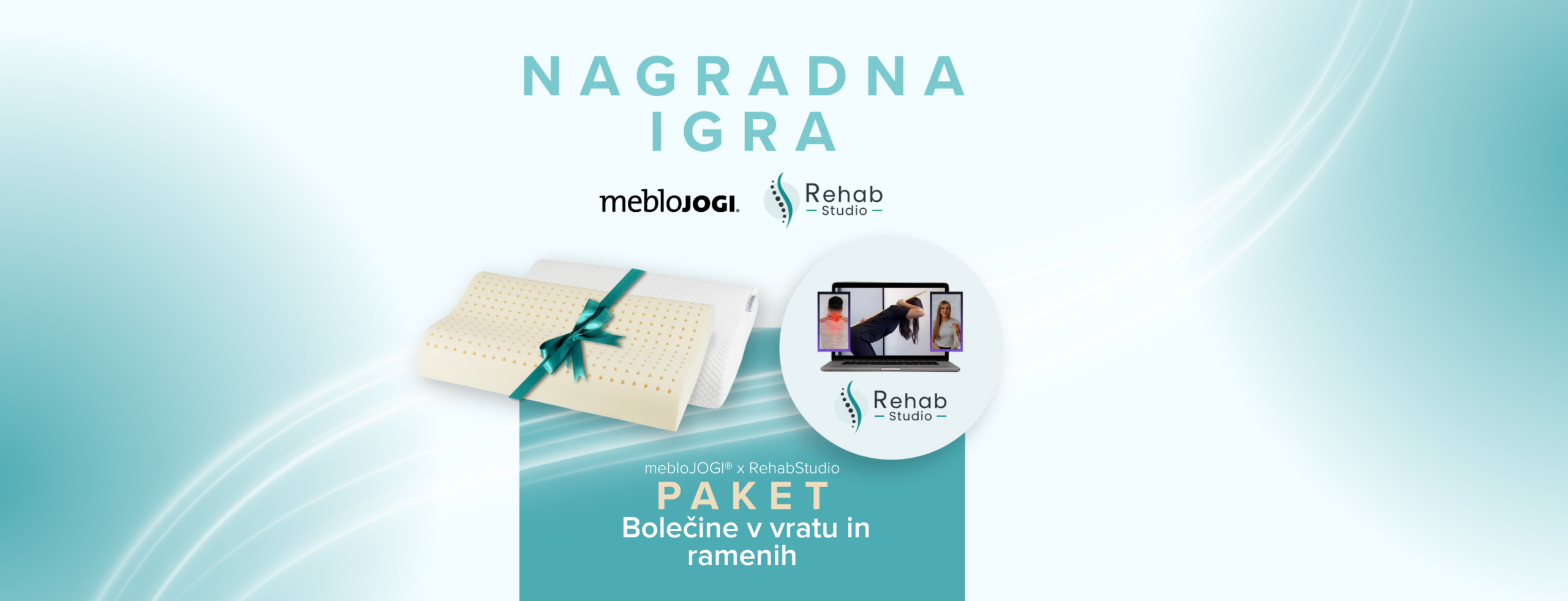 NAGRADNA IGRA mebloJOGI® x RehabStudio l BrezBolečin